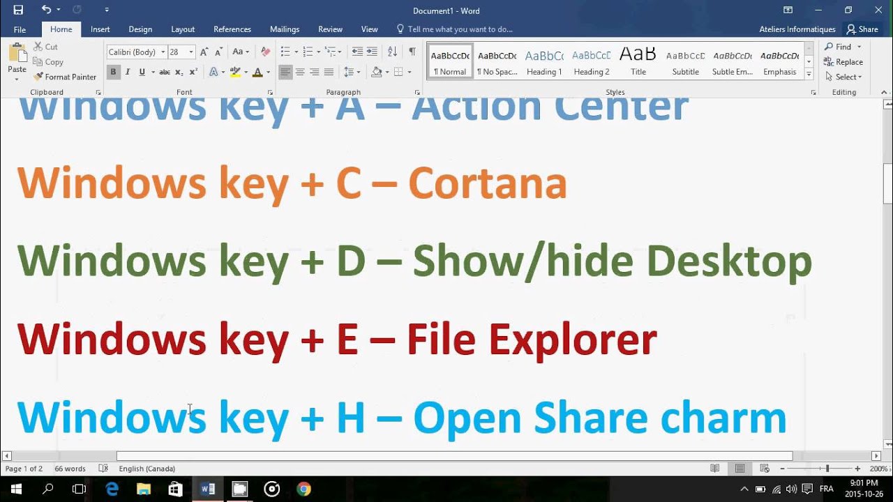 Windows 10 Top Windows key keyboard shortcuts to know and use