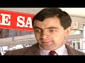 Grappige filmpjes humor kaarten, Mr Bean takes his new credit card to a department store. He can t stand the make up counter, but funny humor