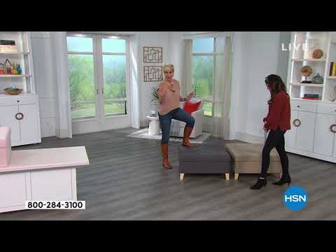 Home36 Folding Linen Storage Ottoman