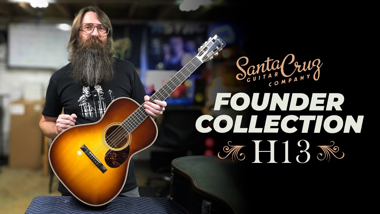 Santa Cruz's New Founder Collection: The H13 in Sunburst Mahogany - YouTube