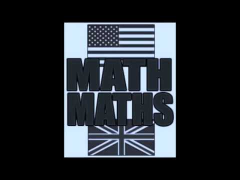 maths vs math ,with different approaches