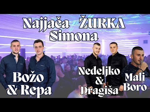Najjača žurka - Božo i Repa , Nedeljko i Dragiša , Mali Boro ( SIMONA 08.11.2024 CEO KONCERT )
