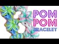 Pom Pom Bracelet Rainbow Loom Tutorial ...