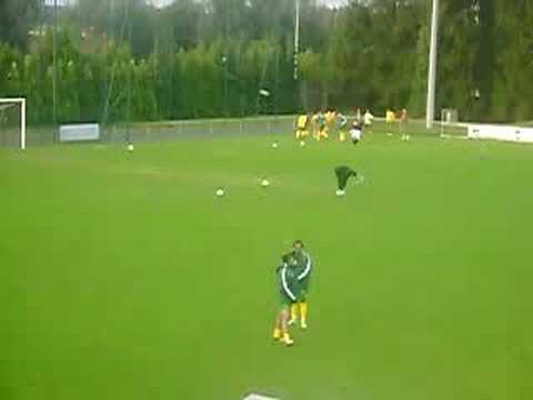 Fc Schifflange 95 echauffement