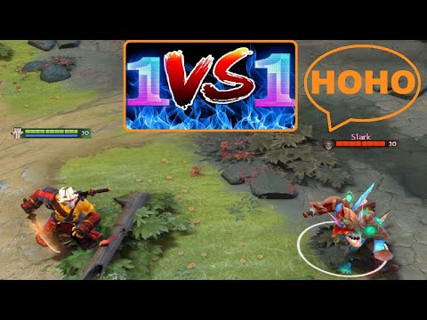 Juggernaut VS Slark - Level 30 [NO-ITEMS] WHO WOULD WIN? Dota 2 Funny