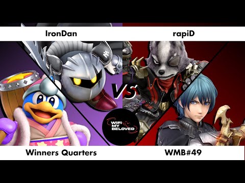 WMB#49 | IronDan (King DeDeDe, Meta Knight) Vs rapiD (Byleth, Wolf) | Winners Quarters