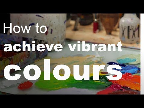 How to achieve vibrant colours in your paintings? (easy tips) Video