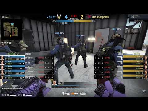 Starladder Berlin 2019 CS:GO | Legends Stage Round 4 Winners Match 4 (1/3) | Vitality vs mousesports