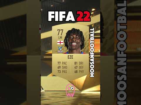 The evolution of Eberechi Eze FIFA 18-24🔥🏴󠁧󠁢󠁥󠁮󠁧󠁿 #shorts #fifa #eafc24