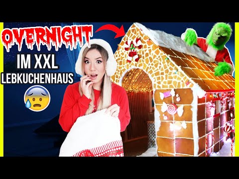 Entweder XXL LEBKUCHENHAUS boxfort OVERNIGHT oder AIRTAG FANGEN vor Weihnachten (Grinch Challenge)