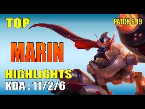 LGD Marin Rumble vs Gnar | Top KR SoloQ - Highlights