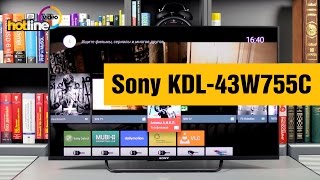 Sony KDL-43W755 - відео 1