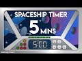 5 Min Space Ship Rocket Pilot Countdown Timer In Space