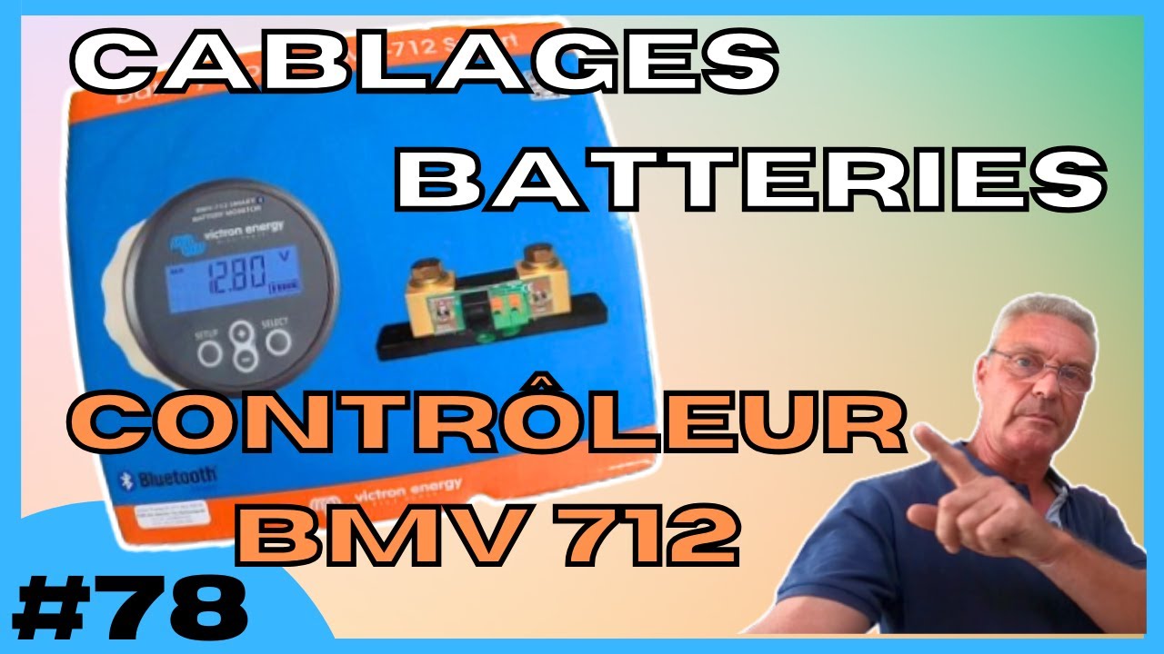 BMV 712 MONITOR AND BATTERY WIRING