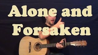 Alone and Forsaken (Hank Williams Sr.) Easy Strum Guitar Lesson How to Play Tutorial
