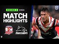 NRL 2024 | Roosters v Panthers | Match Highlights