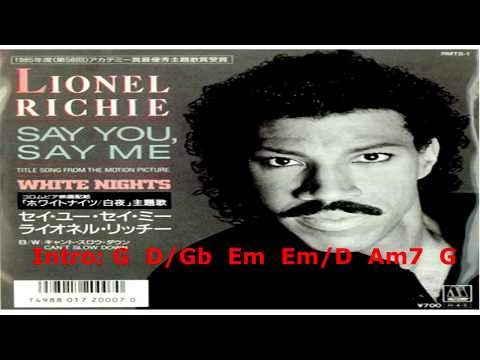 Say you say me - Lionel Richie