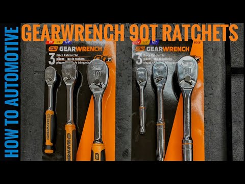 The Brand New Gearwrench 90 Tooth Ratchets Are Available In Both Standard And Comfort Grip!