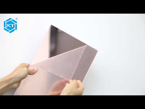 Stainless steel rose gold sheet, thickness: 1 mm