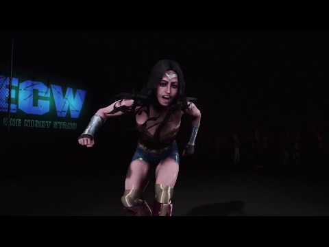 WWE 2K18 Wonder Woman vs Thundra - Requested No Holds Barred Match