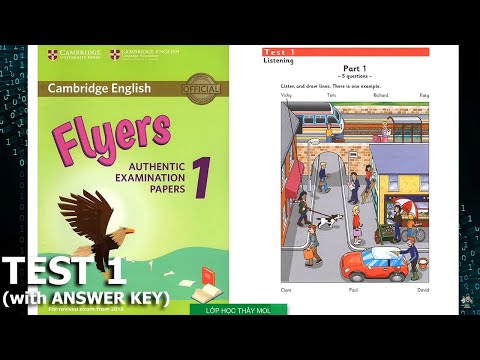 Flyers 1 TEST 1 - Listening Tests 1 | Lớp Học Thầy Mol