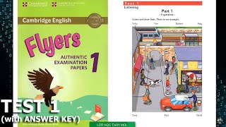 Flyers 1 TEST 1 - Listening Tests 1 | Lớp Học Thầy Mol