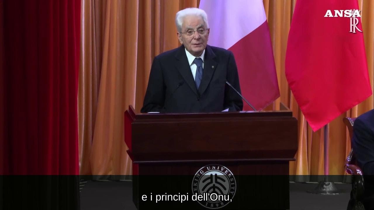 Ucraina, Mattarella: "La Cina si adoperi per porre fine all'aggressione russa"