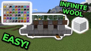 BEST 1.21 AUTOMATIC WOOL FARM TUTORIAL in Minecraft Bedrock (MCPE/Xbox/PS/Switch/PC)