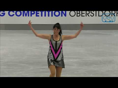 Catherine TAYLOR. Oberstdorf 2018. Silver Ladies III - Artistic. 18 place