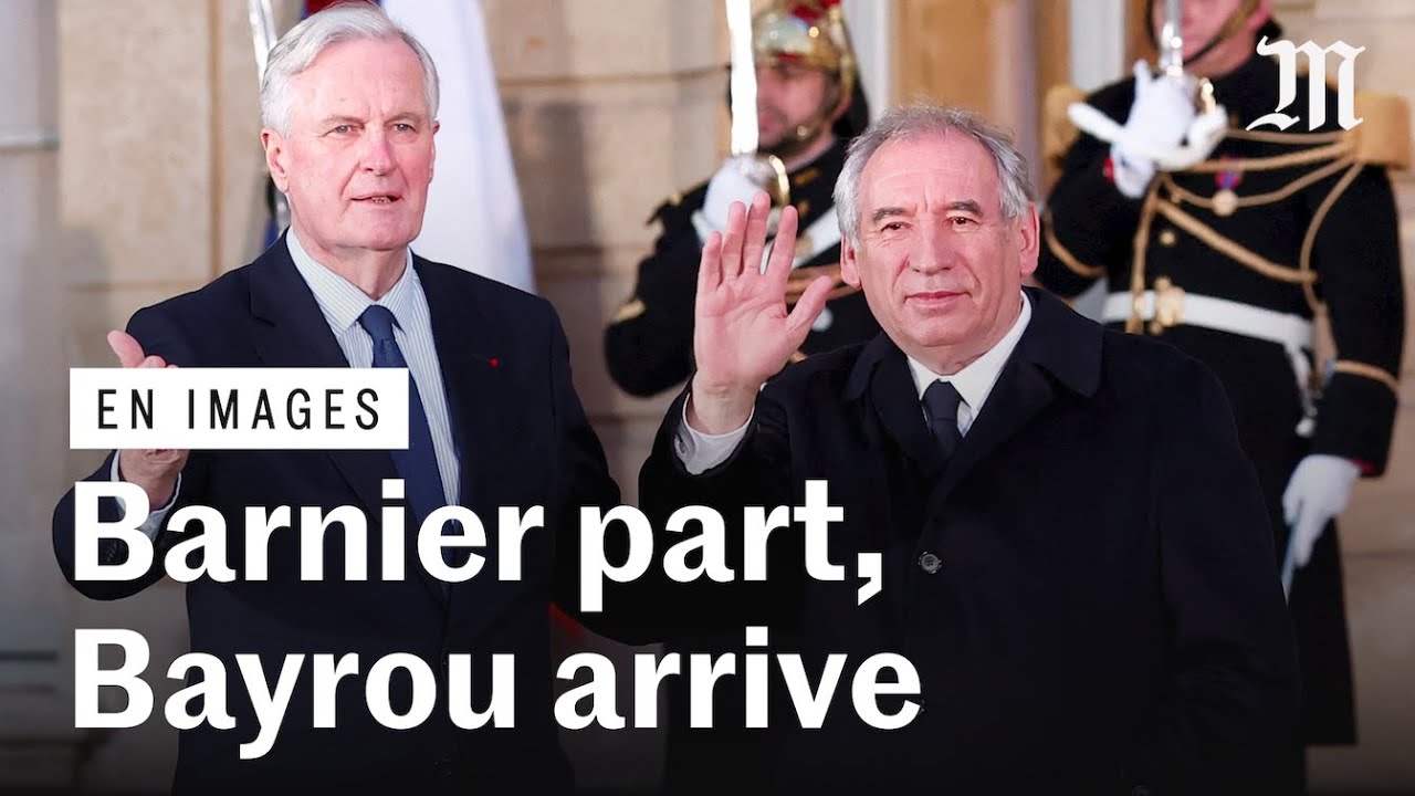 Barnier accueille Bayrou : « Je savais que le temps de mon gouvernement était compté »