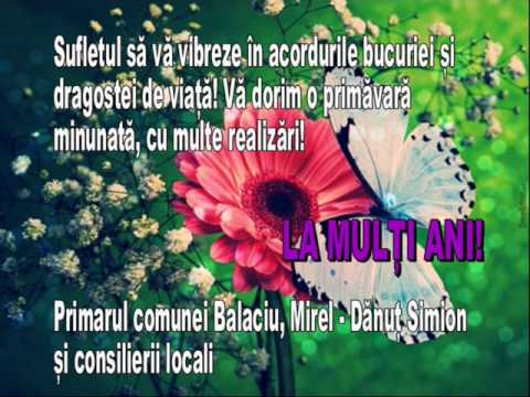 Felicitare Primaria Comunei Balaciu