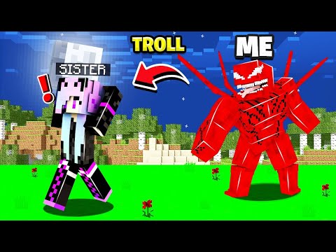 I Trolled My Sister using Ghosts in Minecraft...