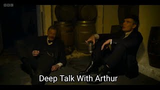 Tommy drinks whiskey again with Arthur || Peaky Blinders season 6 episode 4