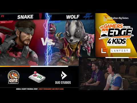 GoTE 8 Annual Charity Tournament - Vinny G(Snake) vs. Tachyon(Pikachu, Wolf) - Grand Finals - SSBU