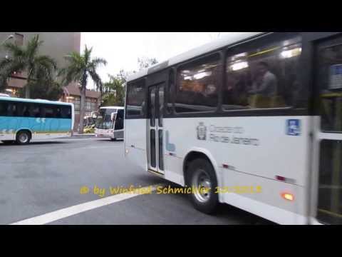 Bus- und Taxiverkehr in Rio de Janeiro 10/2013