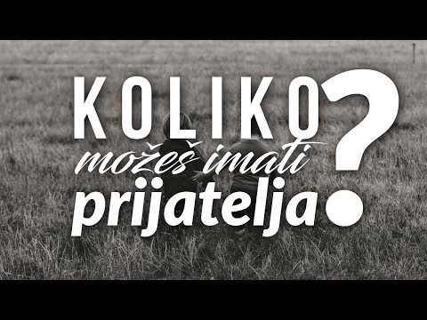KOLIKO MOŽEŠ IMATI PRIJATELJA? - mr. Harmin Suljić ᴴᴰ┇N-UM
