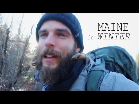 Hitchhiking across Maine in Winter