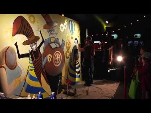 Kurios & henry - Live Painting at Cirque Du Soleil