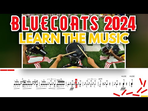 Bluecoats 2024 Snare Playalong – FULL SHOW