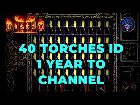 Ultimate identification video - 40 Hellfire Torches!! - Diablo 2 LOD PlugY