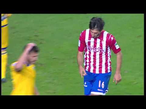 Gol Lekic [2-2]: Jª16 Real Sporting - AD Alcorcón (narración Luis Eduardo García)