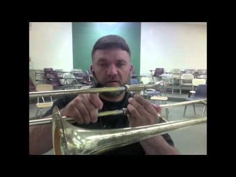 Naming the Slide Positions for F, E, and D on the Trombone