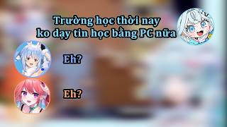 Pekora & Kiara nhận thấy khoảng cách thế hệ khi trêu bé Su (Hololive Vietsub)