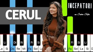 CERUL Diana Scridon TUTUORIAL PIAN Incepatori + Partitura Cristian Chifan 4K