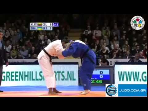 Judo Grand Prix Amsterdam 2011 1/2 Final -70kg ALVEAR (COL)-SMAL (UKR)