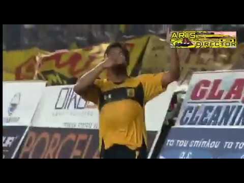 Carlos Ruiz (Aris Salonica) - 17/08/2010 - Aris Salonica 1x0 Áustria Viena-AUT - 1 gol