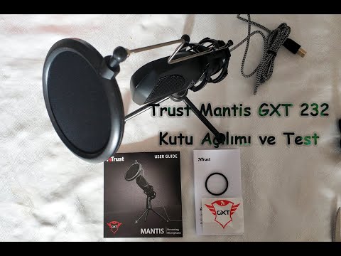 Transliavimo mikrofonas TRUST GXT 232 Mantis 22656  video