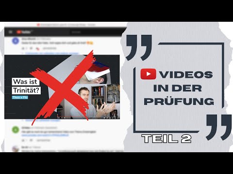 Holyhirns: Was ist Trinität? // Videos in der Prüfung (2/2)