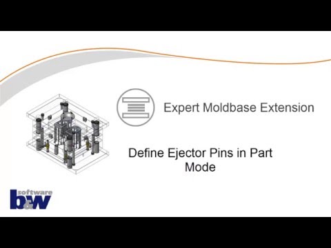 Creo Parametric - Expert Moldbase Extension 9.0 - Define Ejector Pins In Part Mode
