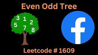YouTube video 'EVEN ODD TREE | LEETCODE 1609 | PYTHON BFS SOLUTION'